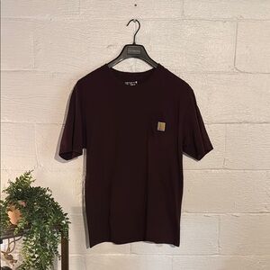 EUC Burgundy Maroon Carhartt Shirt